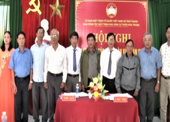 Ban CTMT KDC Hòa Trung nhiệm kỳ 2024-2026 ra mắt