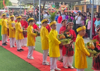 Trường TH Hùng Vương tổ chức giỗ tổ Vua Hùng