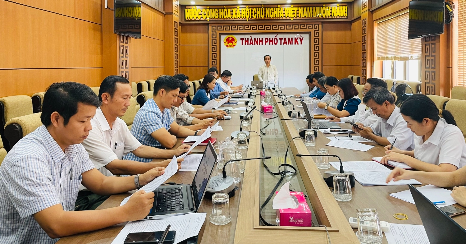 PCT UBND Nguyễn Hồng Lai phát biểu tại cuộc họp