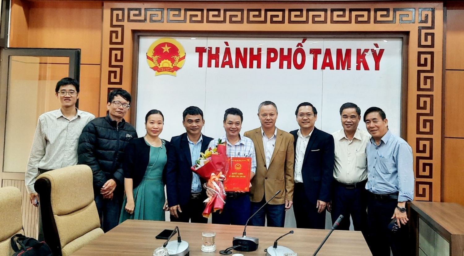 Ông Trần Ngọc Hải được bổ nhiệm giữ chức Phó Đội trưởng Đội QTĐT TP. Tam Kỳ